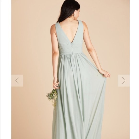 NWT Birdy Grey Sage Lianna Bridesmaid's Maxi Dress Sz. 2XL - Picture 3 of 15